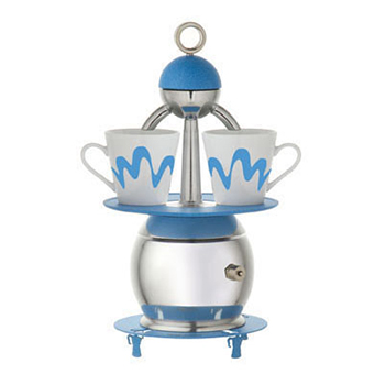 Caffettiera Top Moka Papalina azzurra