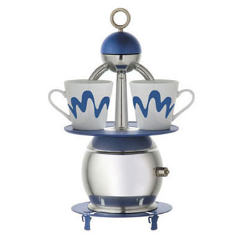 Caffettiera Top Moka Papalina blu