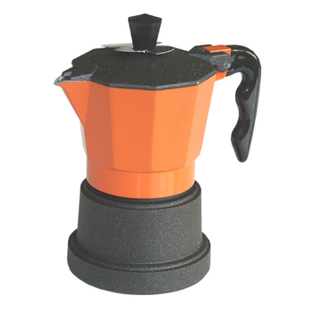 Caffettiera Top Moka Top arancione teflon 1 tazza