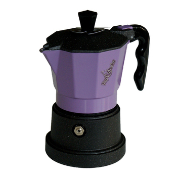 Caffettiera Top Moka Top lilla teflon 1 tazza