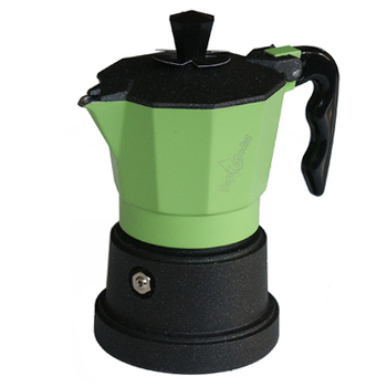 Caffettiera Top Moka Top verde teflon 1 tazza