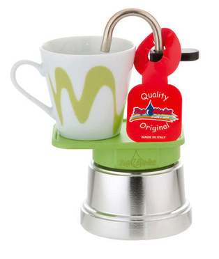 caffettiera top koka mini 1 tazza verde