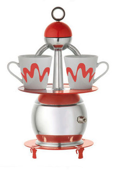 caffettiera top moka papalina rossa